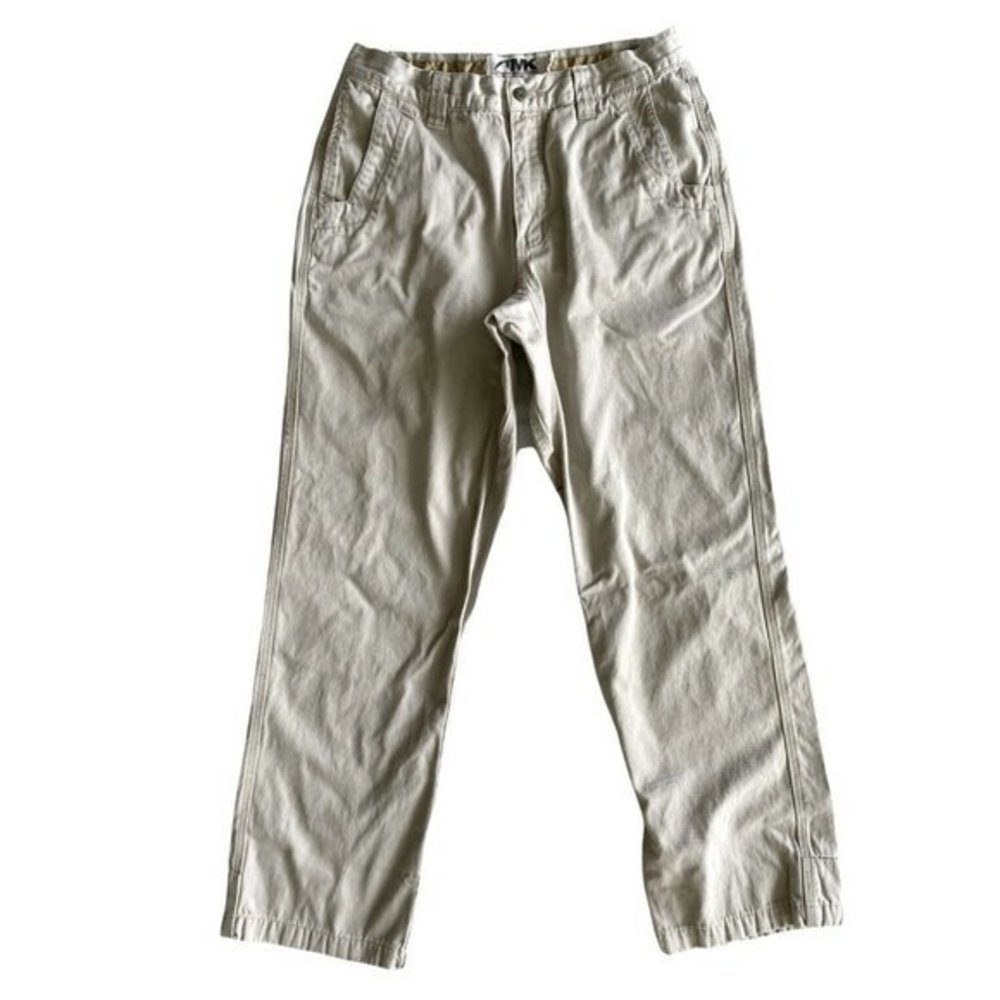 Mountain Khakis Twill Chino Pants Mens Size 32 x 32 Beige Tan